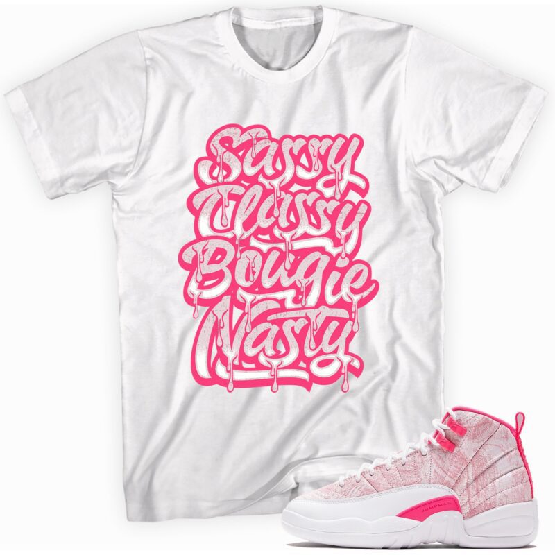 Air Jordan 12 Retro Arctic Punch (Hyper Pink) T-Shirt - Sassy Classy