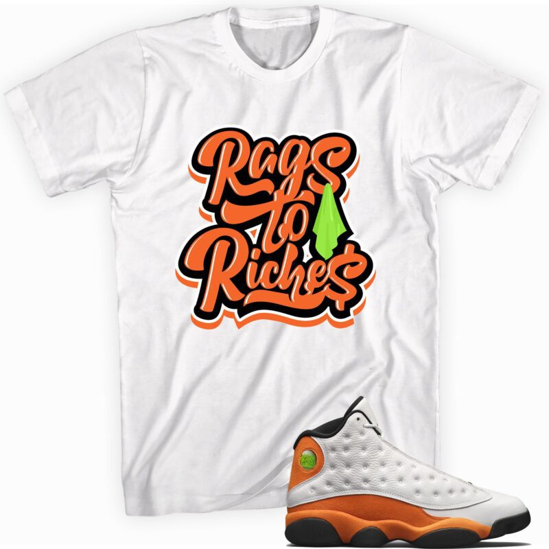 Air Jordan 13 Retro Starfish T-Shirt - Rags to Riches Matching Outfits