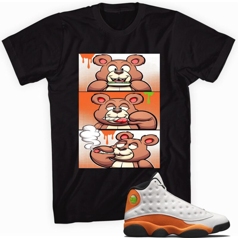 Air Jordan 13 Retro Starfish T-Shirt - Roll It Lick It Smoke It Bear Matching Outfits