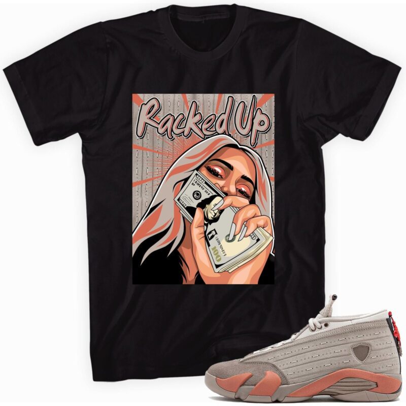 Air Jordan 14 Retro Low Clot X Terracotta T-Shirt - Racked Up Matching Outfits