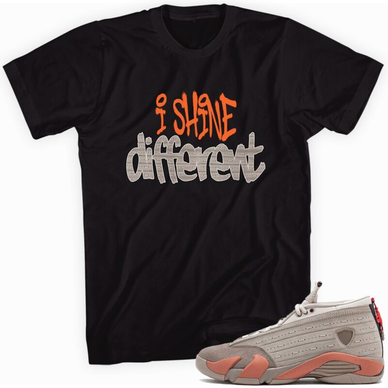 Air Jordan 14 Retro Low Clot X Terracotta T-Shirt - Shine Different Matching Outfits