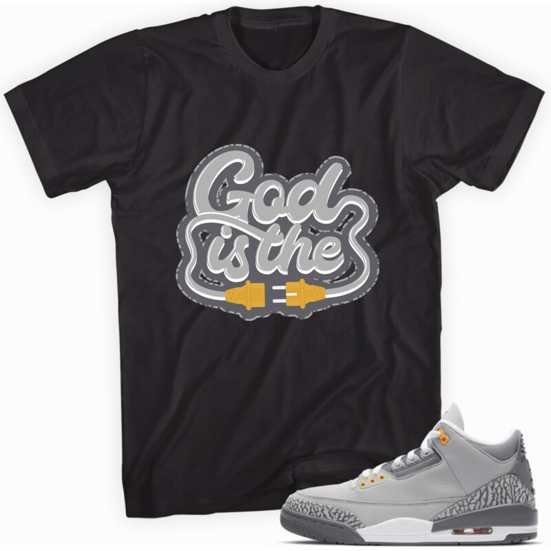 Air Jordan 3 Retro Cool Grey 2021 T Shirt God Plug Matching Outfits 1
