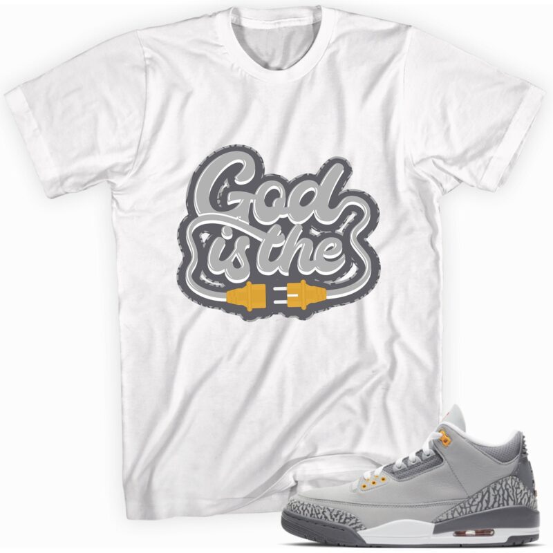 Air Jordan 3 Retro Cool Grey 2021 T-Shirt - God Plug Matching Outfits