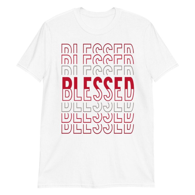 Air Jordan 4 Retro Fire Red 2020 T Shirt So Blessed Matching Outfits 2
