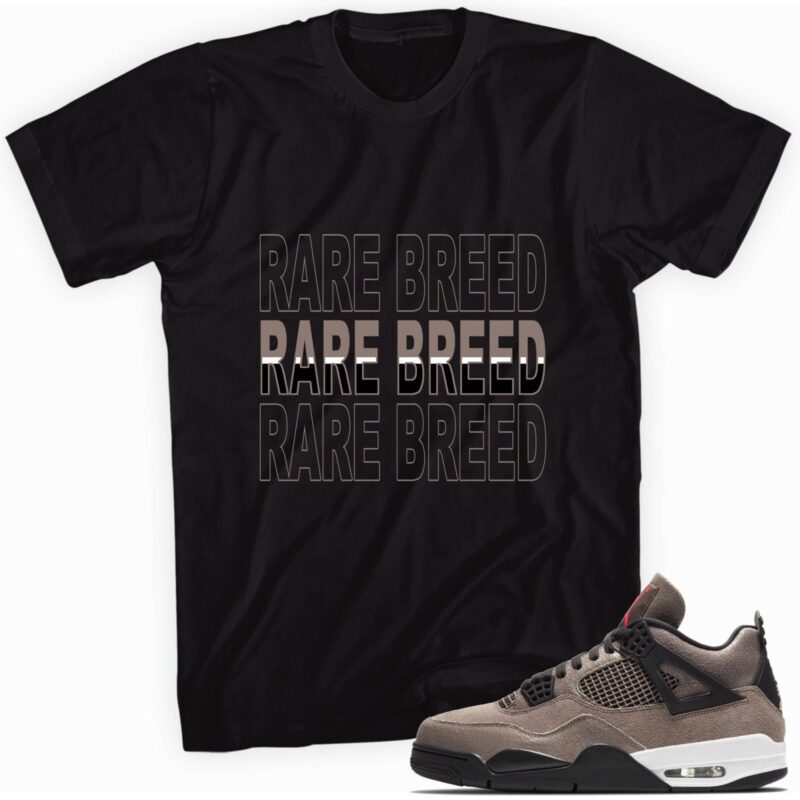 Air Jordan 4 Retro Taupe Haze T-Shirt - Rare Breed Matching Outfits
