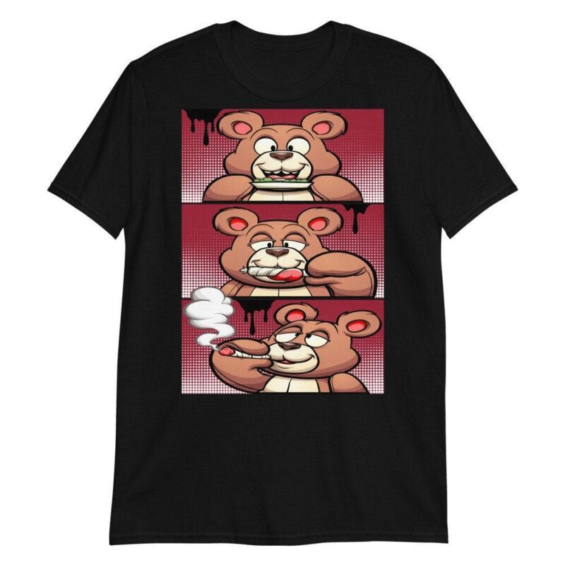 Air Jordan 6 Retro Carmine 2021 T Shirt Roll It Lick It Smoke It Bear Matching Outfits 3