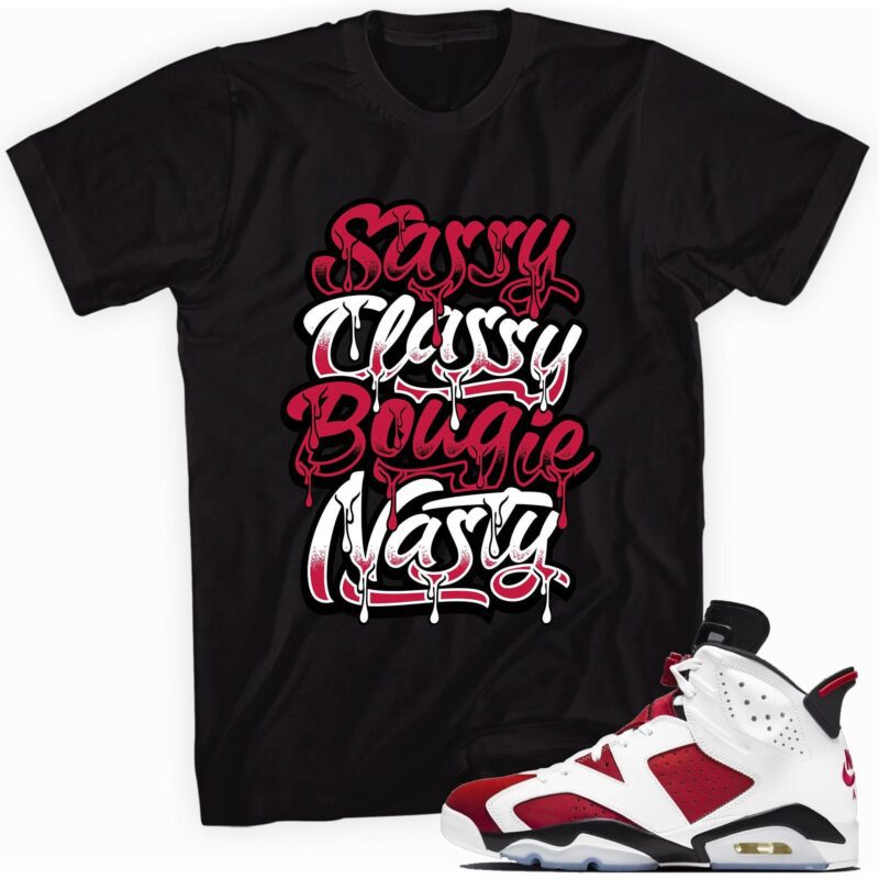 Air Jordan 6 Retro Carmine 2021 T-Shirt - Sassy Classy Matching Outfits