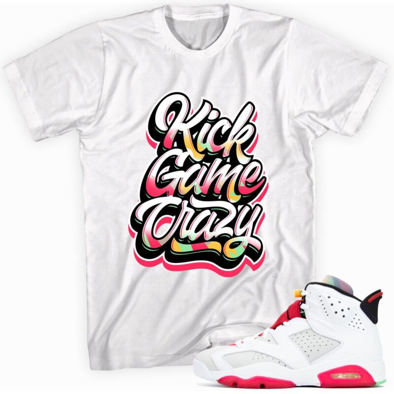 Air Jordan 6 Retro Hare T Shirt Kick Game Crazy Matching Outfits 1