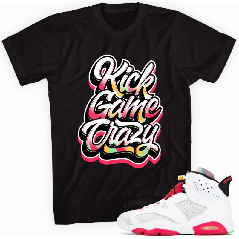 Air Jordan 6 Retro Hare T-Shirt - Kick Game Crazy Matching Outfits
