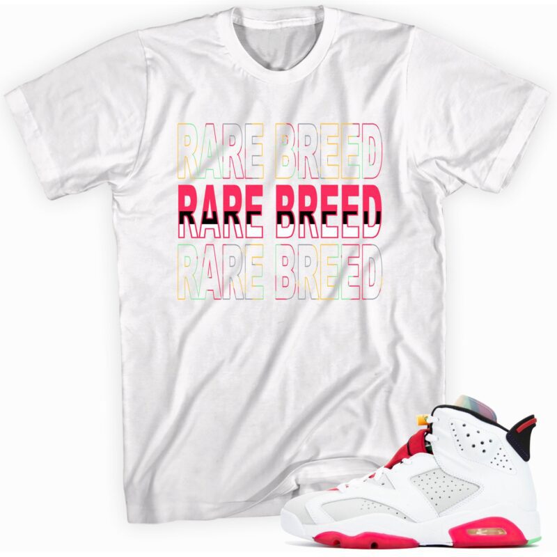 Air Jordan 6 Retro Hare T Shirt Rare Breed Matching Outfits 1