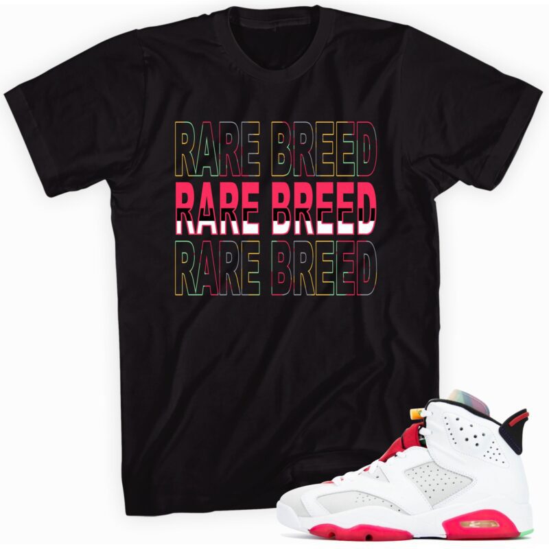 Air Jordan 6 Retro Hare T-Shirt - Rare Breed Matching Outfits