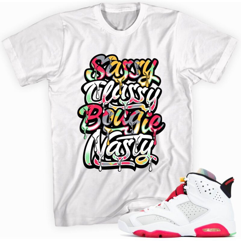 Air Jordan 6 Retro Hare T-Shirt - Sassy Classy Matching Outfits