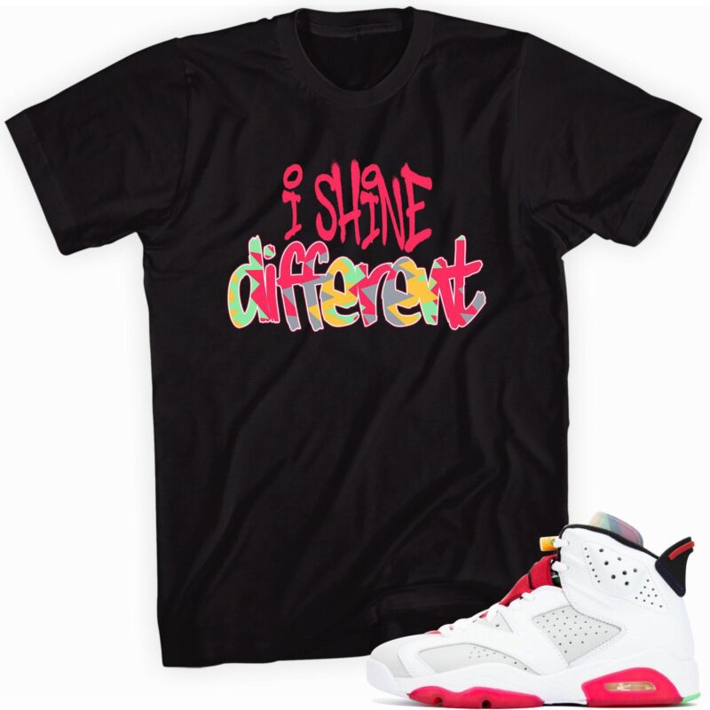 Air Jordan 6 Retro Hare T Shirt Shine Different Matching Outfits 1