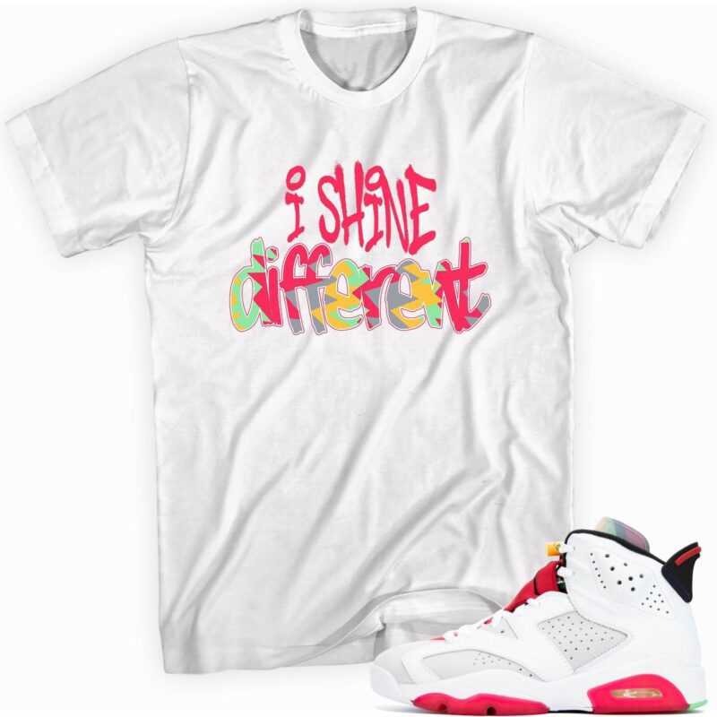 Air Jordan 6 Retro Hare T-Shirt - Shine Different Matching Outfits