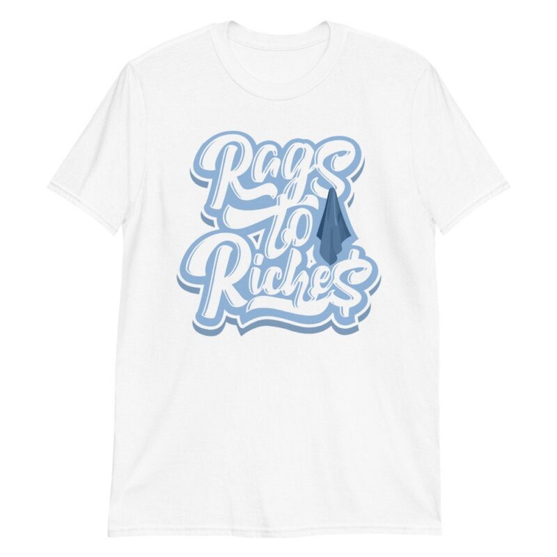 Air Jordan 6 Retro Still Blue T Shirt Rags to Riches Matching Outfits 2
