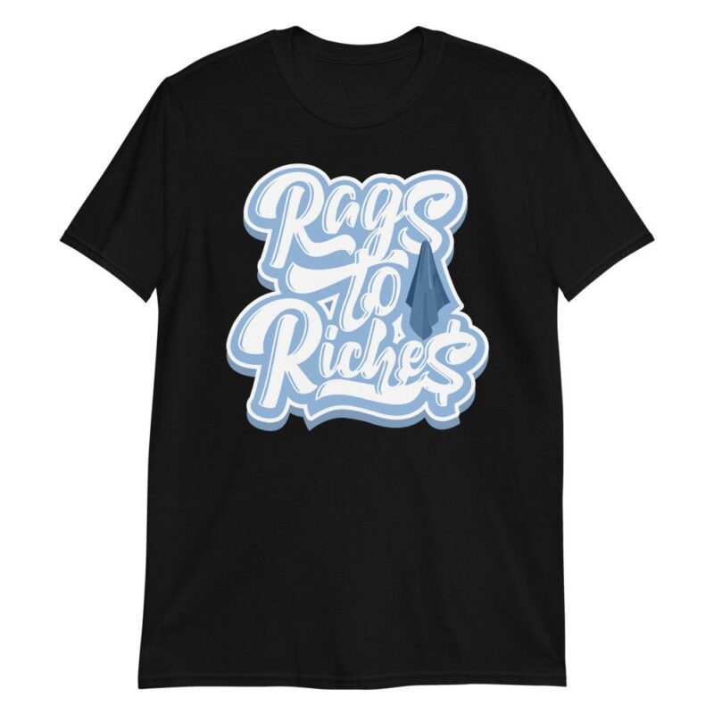 Air Jordan 6 Retro Still Blue T Shirt Rags to Riches Matching Outfits 3