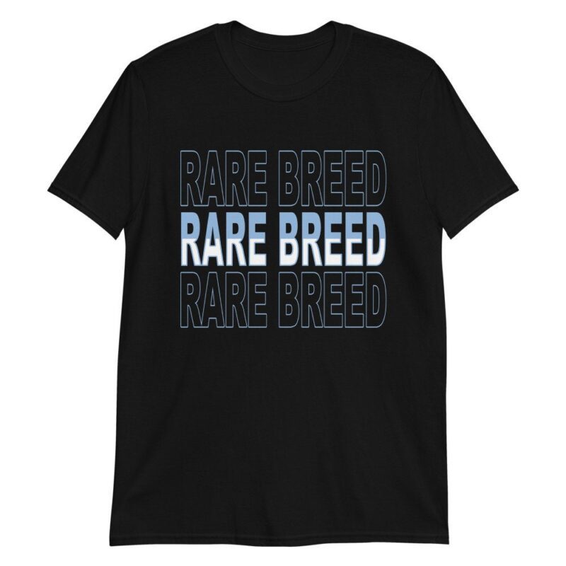 Air Jordan 6 Retro Still Blue T Shirt Rare Breed Matching Outfits 2
