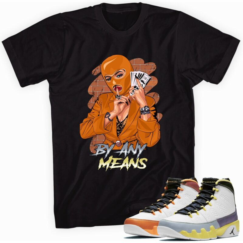 Air Jordan 9 Retro Change The World T-Shirt - By Any Means Matching Outfits