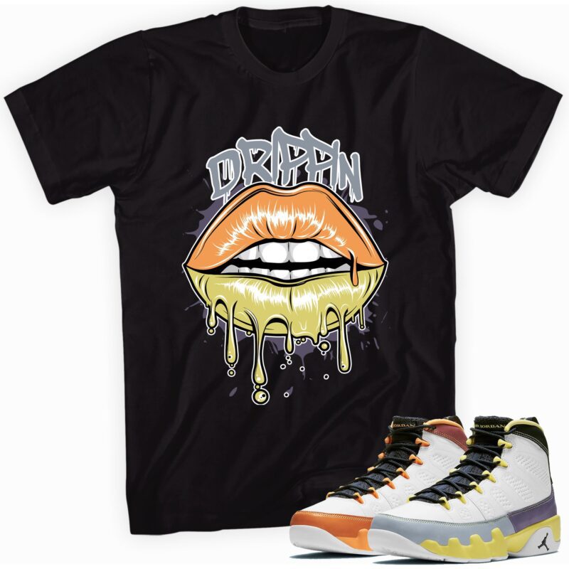 Air Jordan 9 Retro Change The World T-Shirt - Drippin Lips Matching Outfits