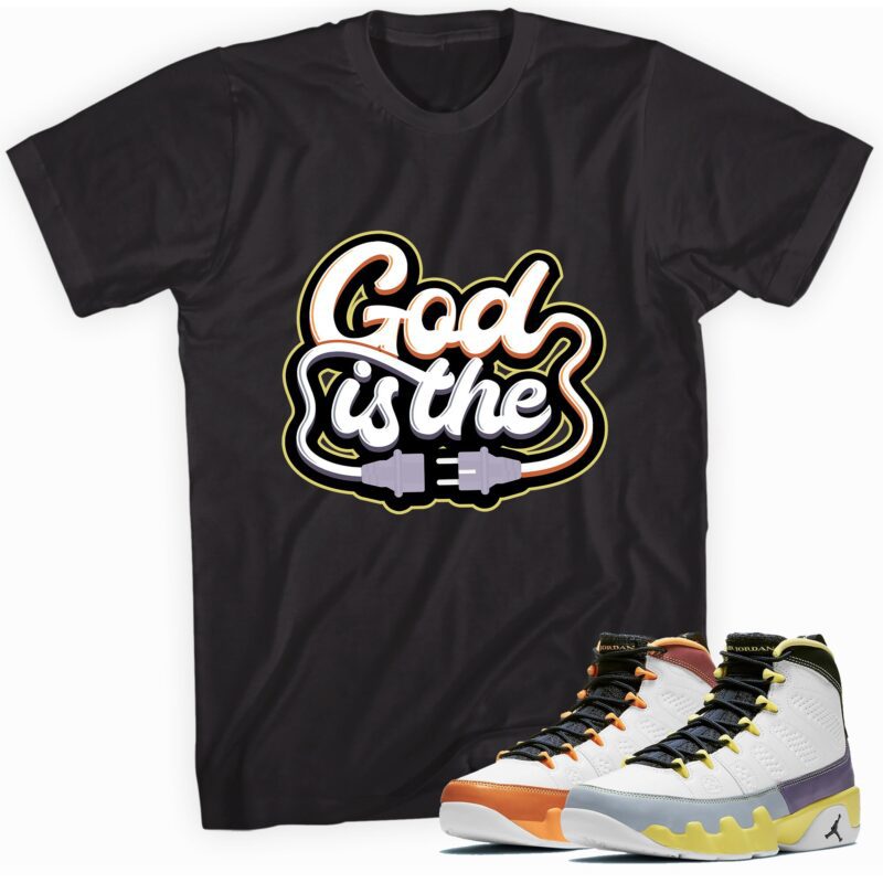 Air Jordan 9 Retro Change The World T Shirt God Plug Matching Outfits 1