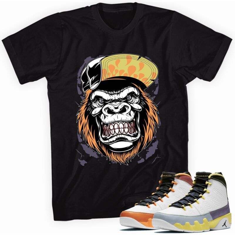 Air Jordan 9 Retro Change The World T-Shirt - Gorilla Beast Matching Outfits