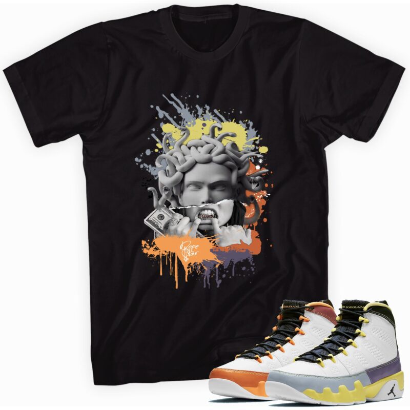 Air Jordan 9 Retro Change The World T-Shirt - Medusa Matching Outfits