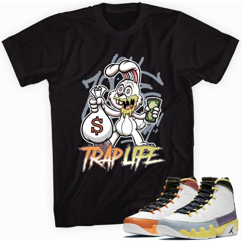 Air Jordan 9 Retro Change The World T-Shirt - Trap Rabbit Matching Outfits