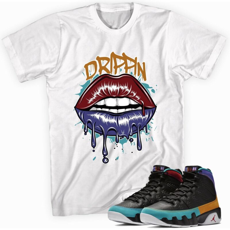 Air Jordan 9 Retro Dream It Do It T-Shirt - Drippin Lips Matching Outfits