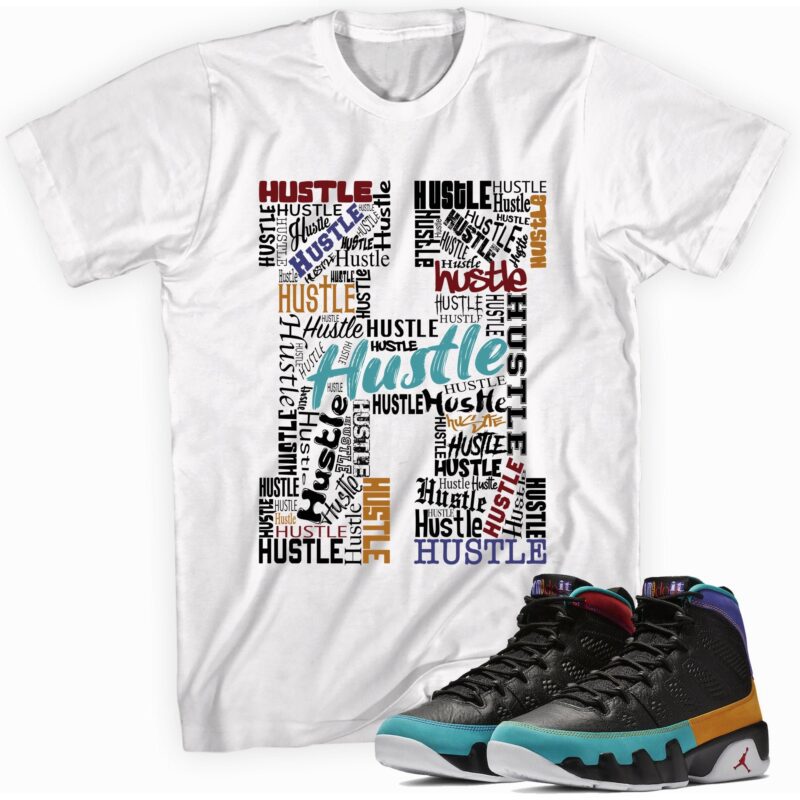 Air Jordan 9 Retro Dream It Do It T-Shirt - H for Hustle Matching Outfits