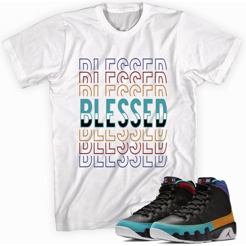 Air Jordan 9 Retro Dream It Do It T-Shirt - So Blessed Matching Outfits