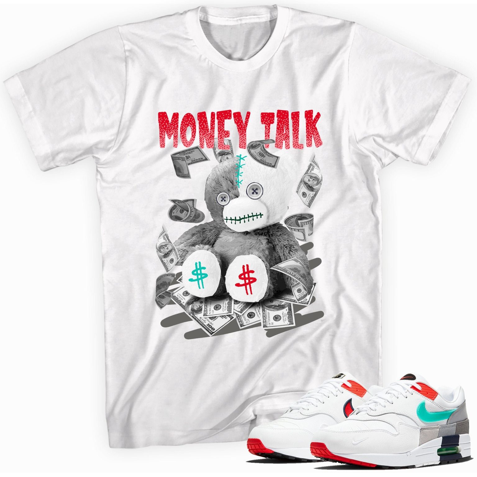 Air Max 1 Evolution of Icons T-Shirt - Money Talk Matching Outfits