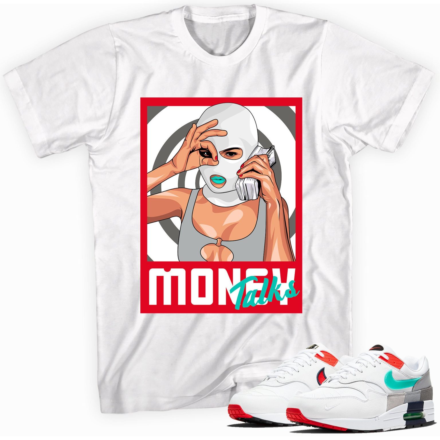 Air Max 1 Evolution of Icons T-Shirt - Money Talks Matching Outfits