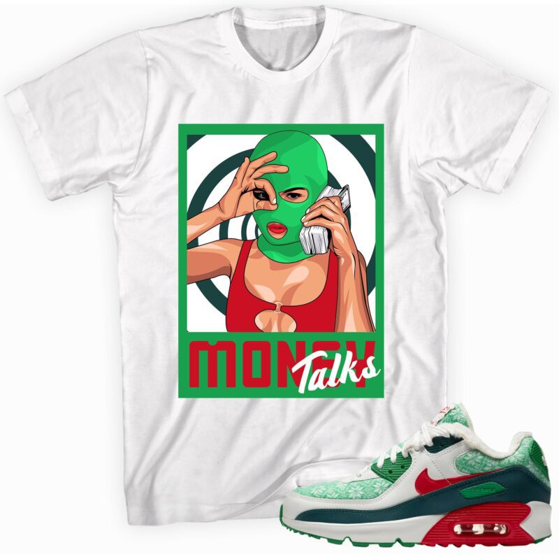 Air Max 90 Nordic Christmas T-Shirt - Money Talks Matching Outfits