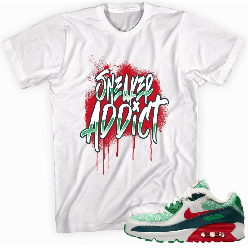 Air Max 90 Nordic Christmas T Shirt Sneaker Addict Matching Outfits 1