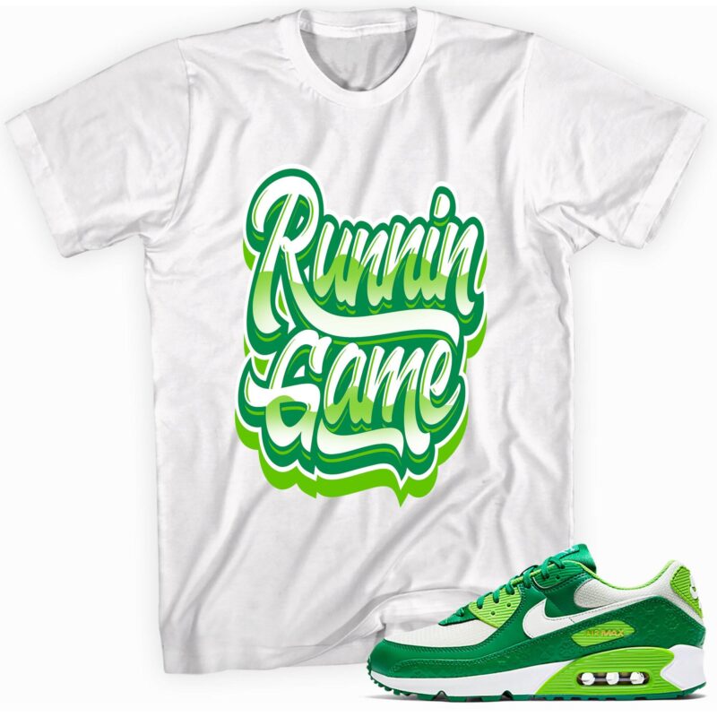 Air Max 90 St. Patricks Day 2021 T Shirt Runnin Game Matching Outfits 1