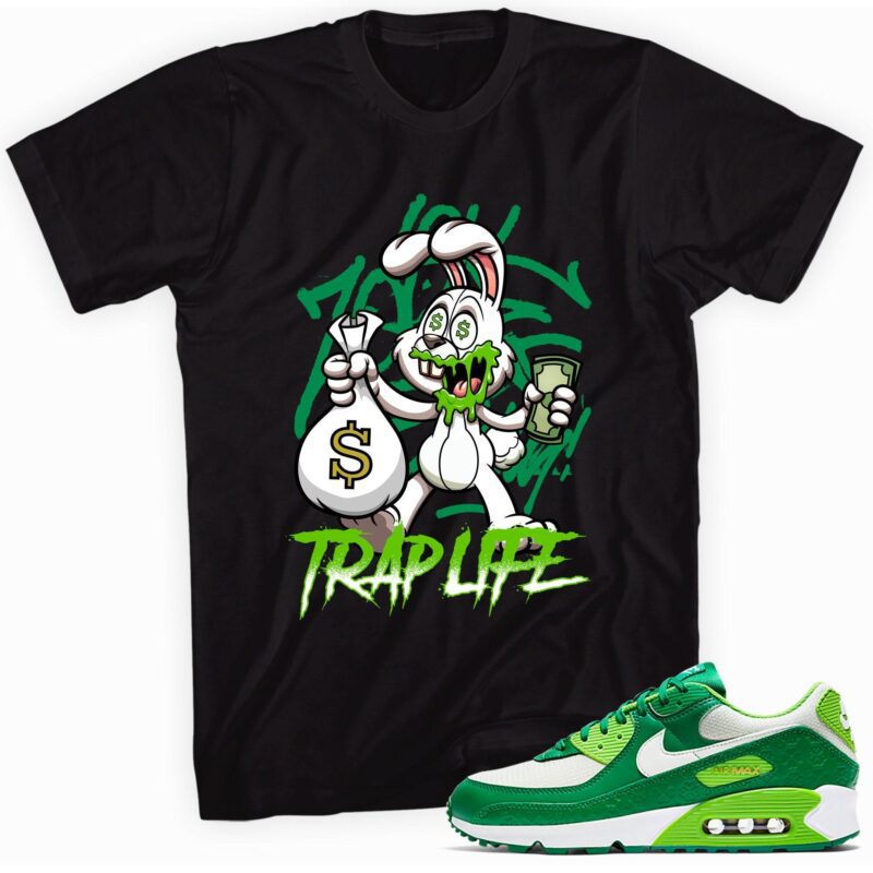 Air Max 90 St. Patricks Day 2021 T-Shirt - Trap Rabbit Matching Outfits