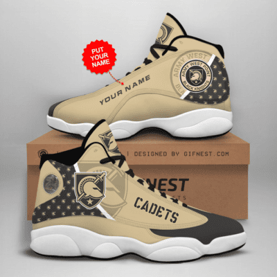 Army Black Knights Air Jordan 13 Custom Sneakers For Fans JD13182