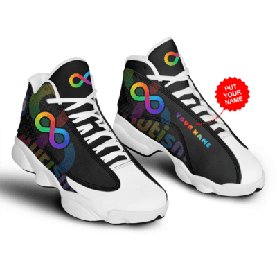 Autism Awareness Air Jordan 13 Custom Sneakers For Fans JD13025 1