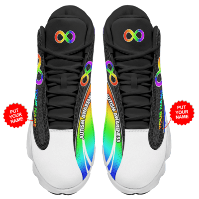 Autism Awareness Air Jordan 13 Custom Sneakers For Fans JD13026 2