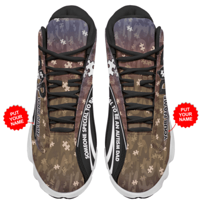 Autism Awareness Air Jordan 13 Custom Sneakers For Fans JD13029 1
