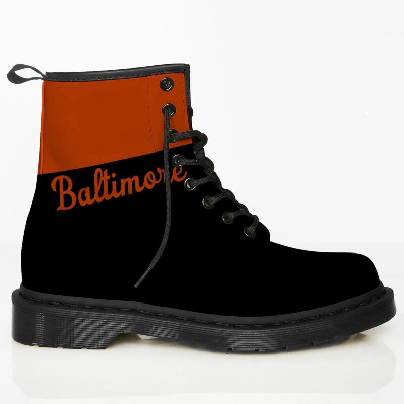 Baltimore Custom Leather Boots For Fans