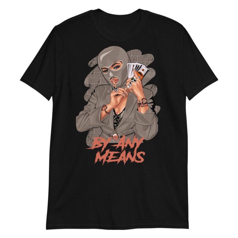 By Any Means Sneaker T Shirt Made for Jordan 14 Retro Low Clot X Terracotta 3