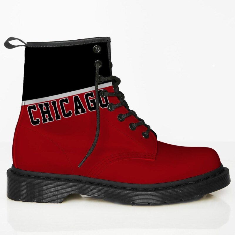 Chicago Custom Leather Boots For Fans