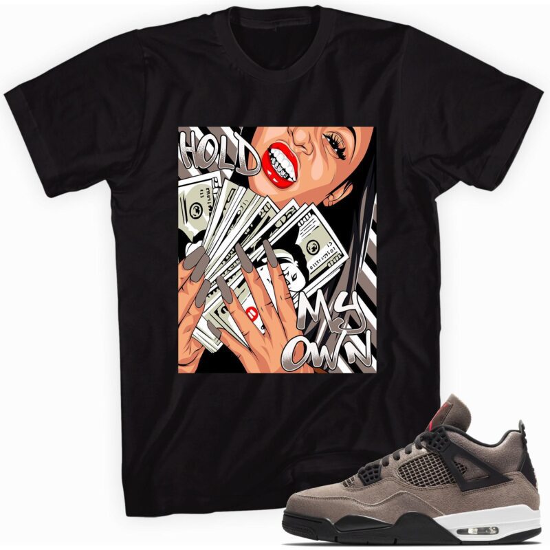 Custom Made to Match - Air Jordan 4 Retro Taupe Haze T-Shirt - Hold My Own Matching Outfits
