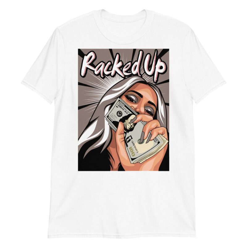Custom Made to Match Air Jordan 4 Retro Taupe Haze T Shirt Racked Up Matching Outfits 3