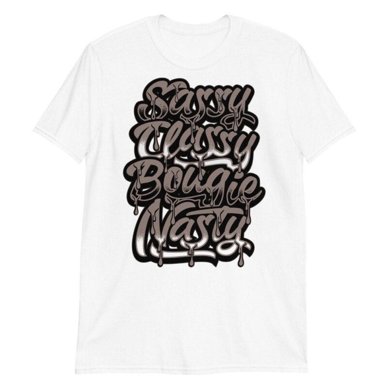 Custom Made to Match Air Jordan 4 Retro Taupe Haze T Shirt Sassy Classy Matching Outfits 2