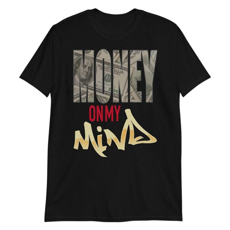 Custom Made to Match Air Jordan 5 Retro Off White Sail T Shirt Money On My Mind Matching Outfits 2