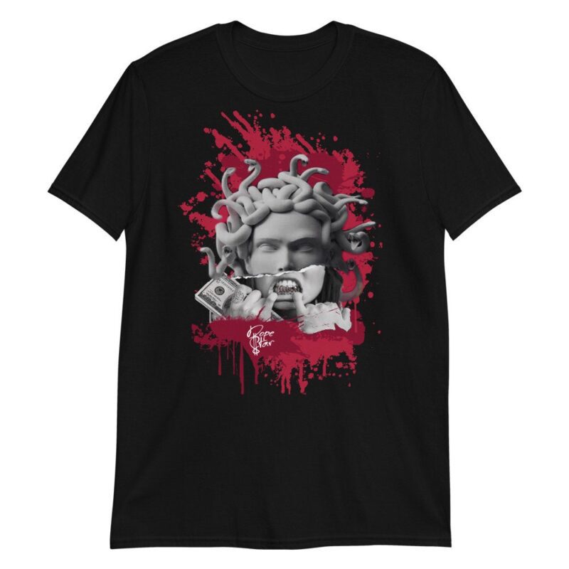 Custom Made to Match Air Jordan 6 Retro Carmine 2021 T Shirt Medusa Matching Outfits 3