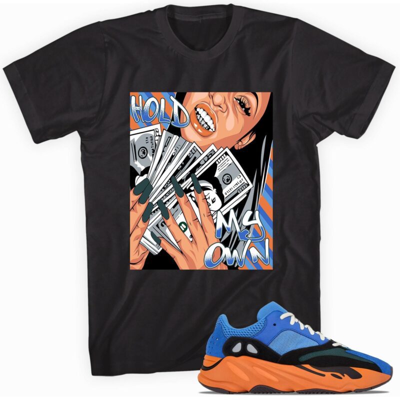 Custom tee made for Yeezy Boost 700 Bright Blue T-Shirt - Hold My Own Matching Outfits