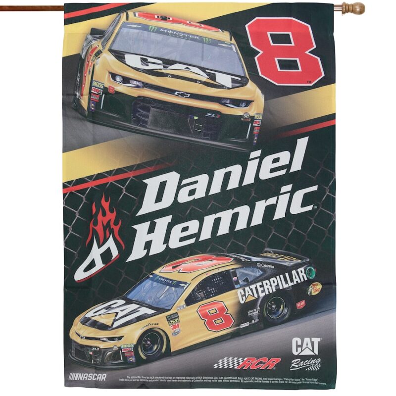 Daniel Hemric 3x5ft Caterpillar Vertical Banner